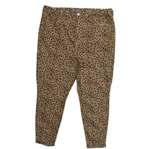 American Eagle Women's Size 22 Multicolor Jegging Curvy super High Rise Cheetah